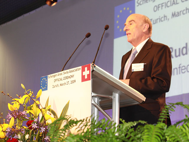 Švýcarský prezident Hans-Rudolf Merz