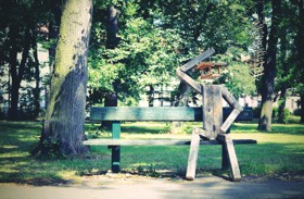 Objekt pan Renner z dílny Sochy pro park ve Strakonicích. Foto: archiv Artwall.