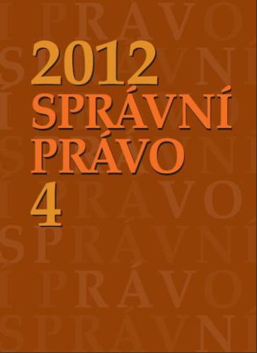 Správní právo 4/2012